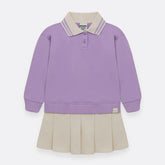 Vestido Tipo Polo Lila