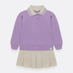 Vestido Tipo Polo Lila