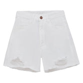 Short Blanco Para Niña