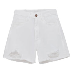 Short Blanco Para Niña