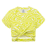 Crop Top Con Frente Entrelazado