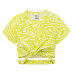 Crop Top Con Frente Entrelazado