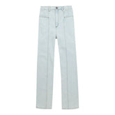 Jean Silueta Mom Pretina Resortada