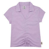 Camiseta Manga Corta Con Recogido