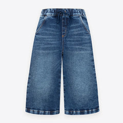 Denim wide Leg Con Cordón Ajustable