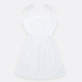 Vestido Manga Sisa Con Detalle En La Espalda