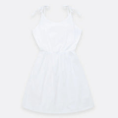 Vestido Manga Sisa Con Detalle En La Espalda