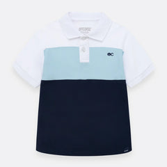 Camiseta Polo Bloques Azul
