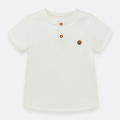 Camiseta Con Botones Bebe