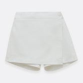Falda Short Blanca