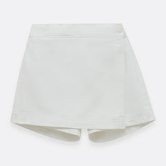 Falda Short Blanca