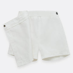 Falda Short Blanca