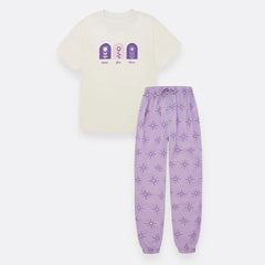 Pijama Pantalon Lila