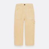 Pantalon Silueta Carpintero Beige