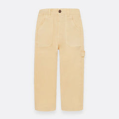 Pantalon Silueta Carpintero Beige