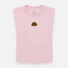 Camiseta Manga Corta Con Aplique En Gamuza