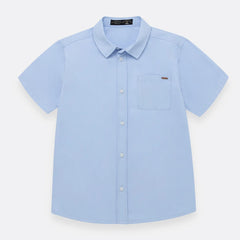 Camisa De Botones Azul