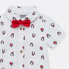 Body Pinguinos Con Corbatin