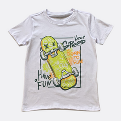 Camiseta Skateboard Balance