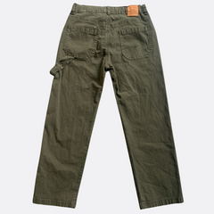 Pantalon Silueta Carpintero Verde