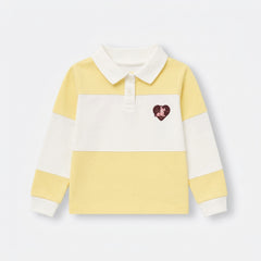 Camiseta Polo Manga Larga Niña