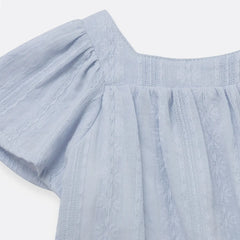 Vestido Con Panty Azul
