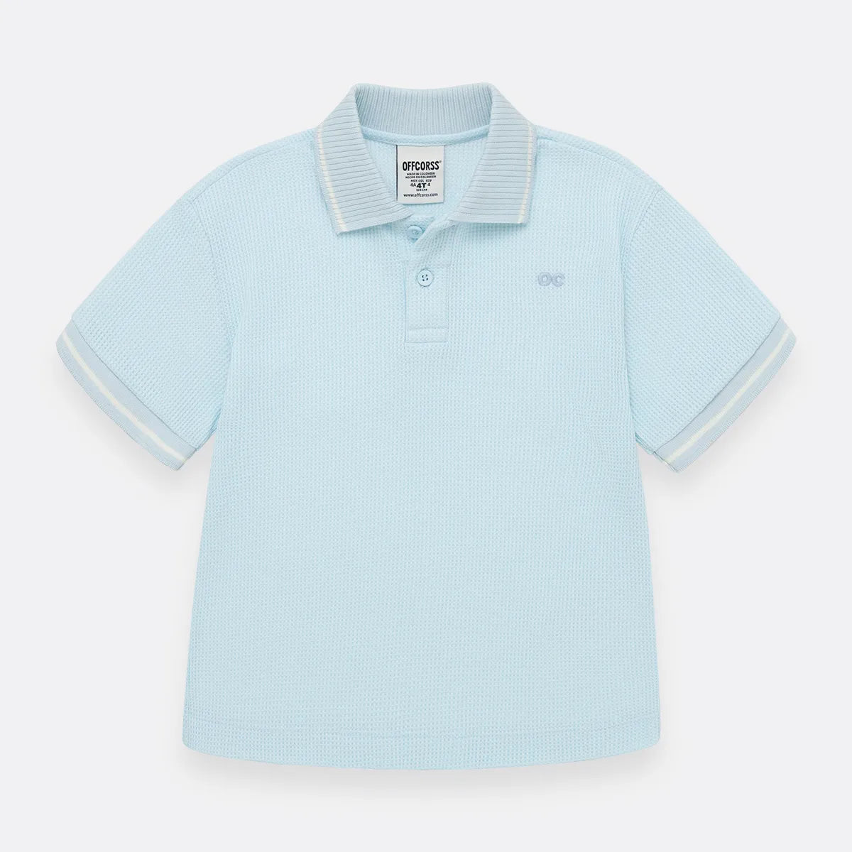 Camiseta Polo Azul Claro