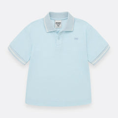 Camiseta Polo Azul Claro