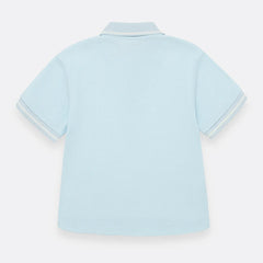 Camiseta Polo Azul Claro