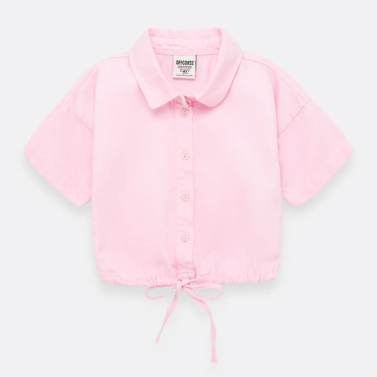 Camisa En Jean Liviano Rosado