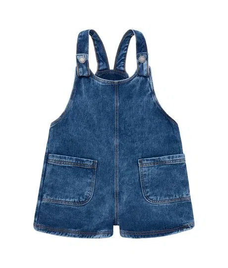 Overall Corto En Jean Niña