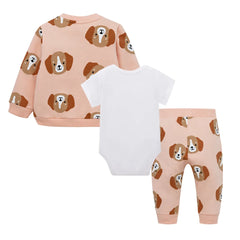 Conjunto Bebe Niña Perritos