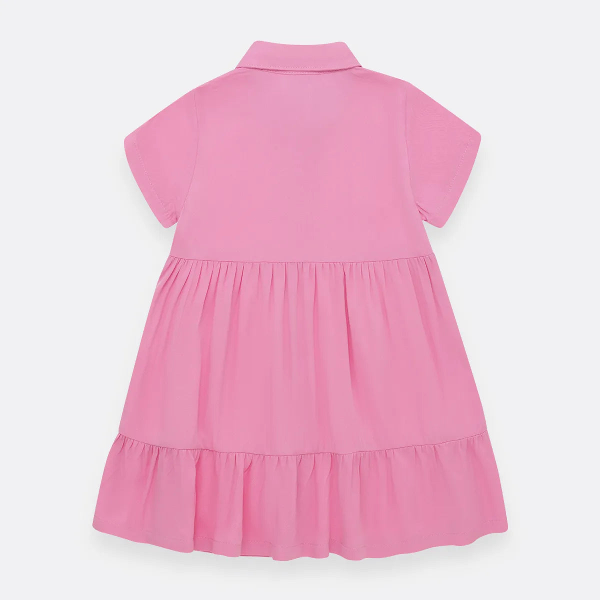 Vestido Con Cuello Camisero