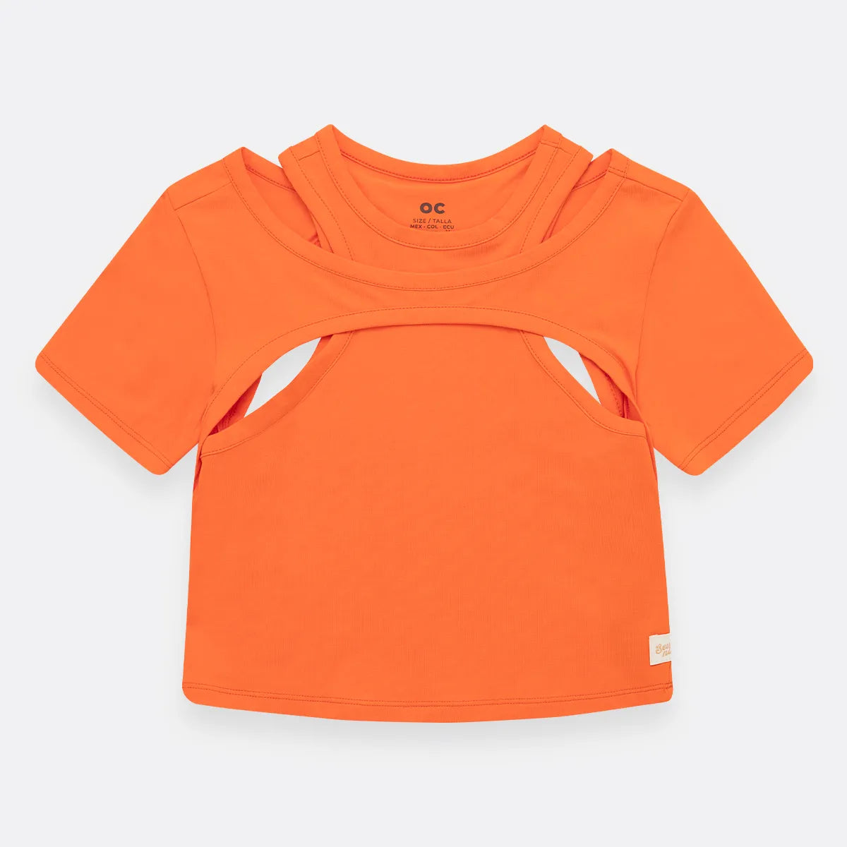 Camiseta Para Niña Con Detalle Sobrepuesto