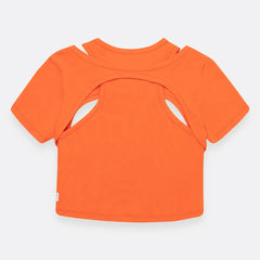 Camiseta Para Niña Con Detalle Sobrepuesto