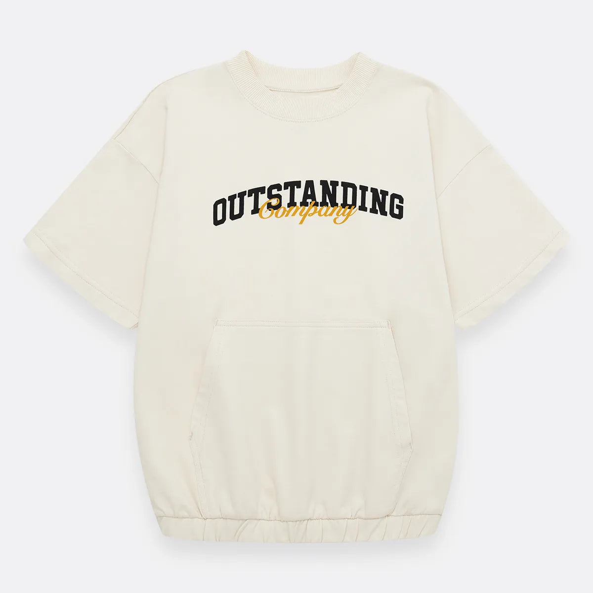 Camiseta Oversize Con Bolsillo