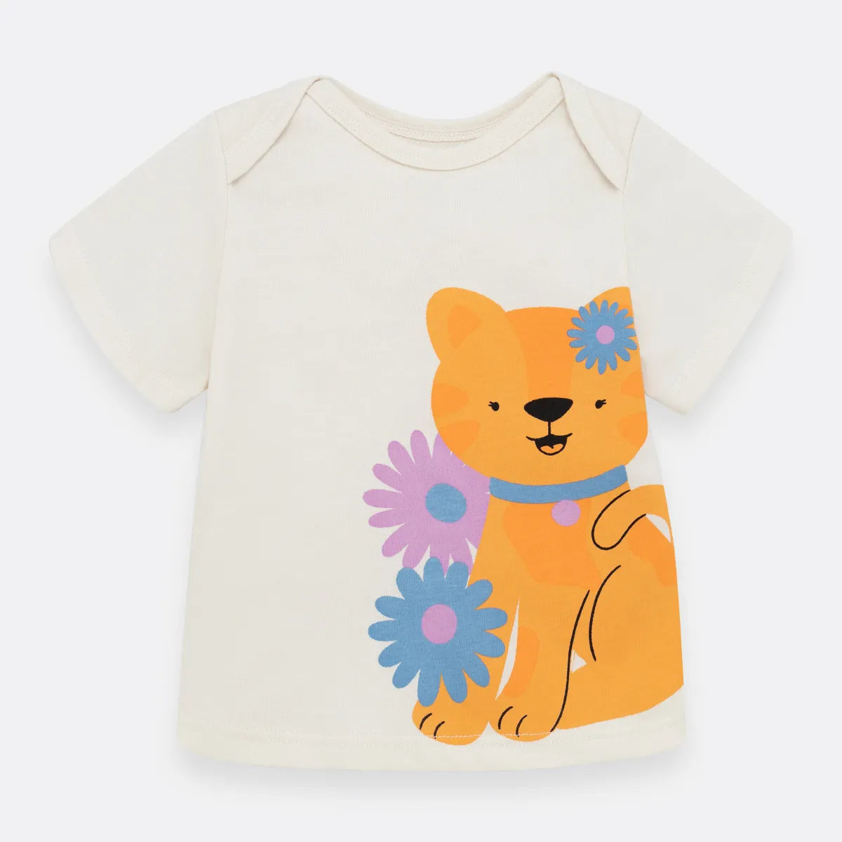 Camiseta Gatica con Flores