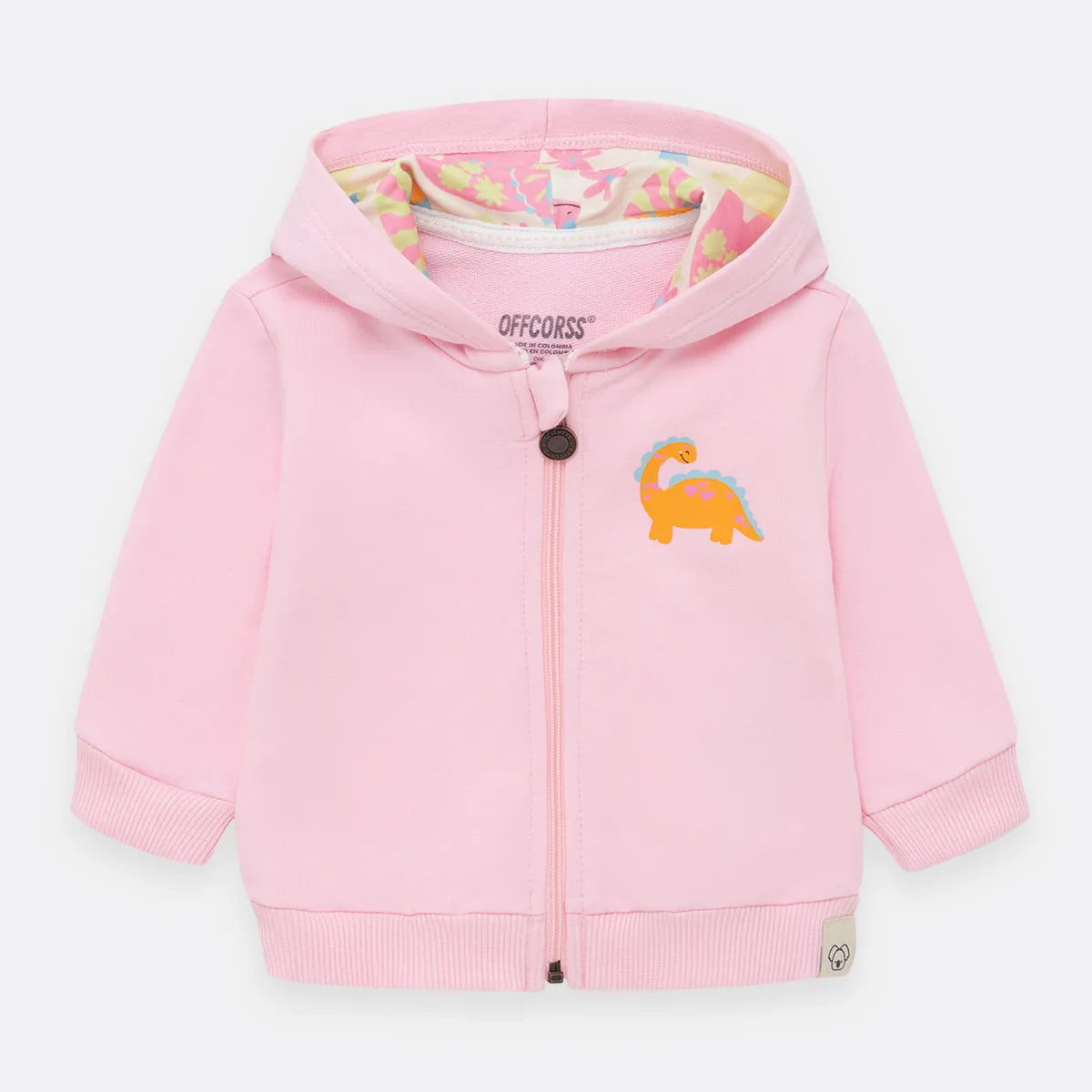 Buzo Dino Rosado Bebe Niña