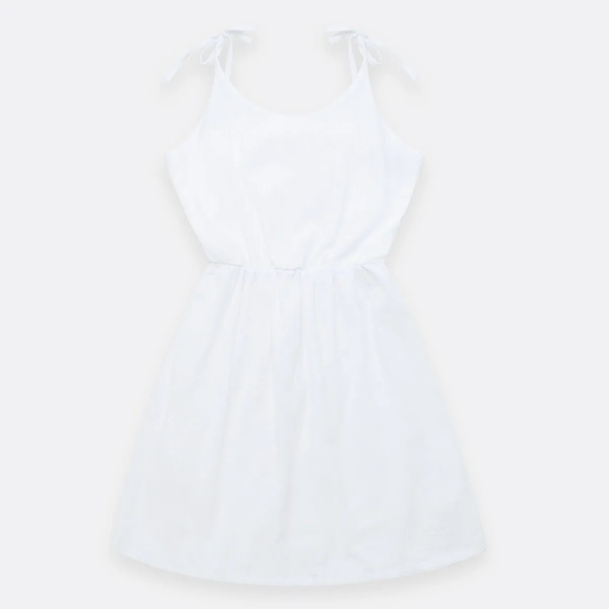Vestido Manga Sisa Con Detalle En La Espalda