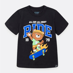 Camiseta Con Estampado En Relieve