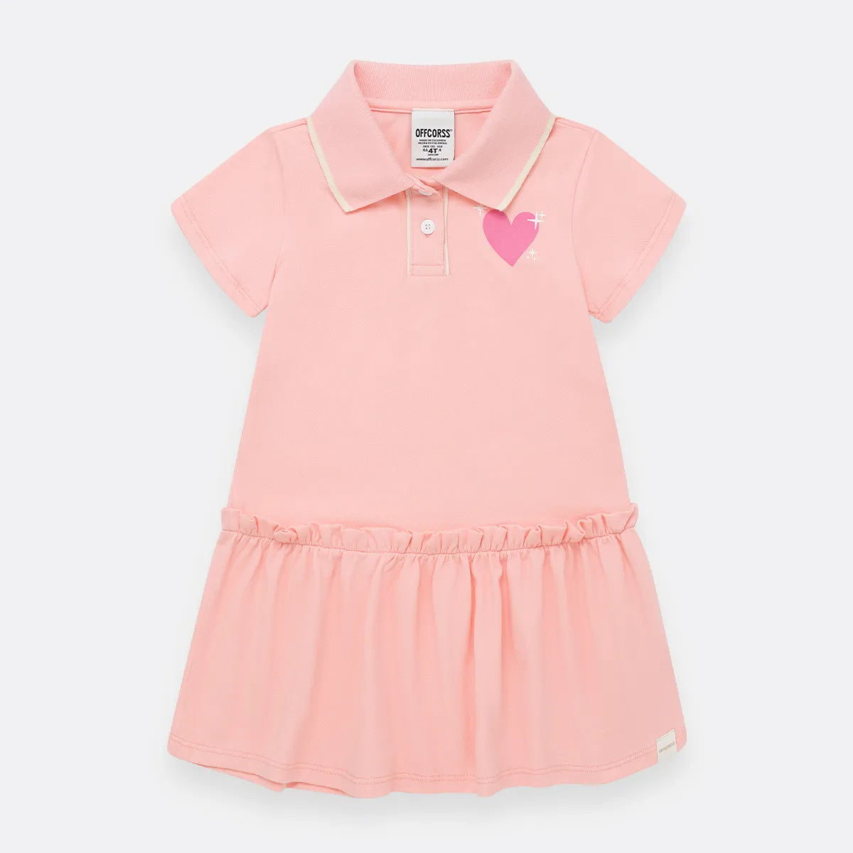 Vestido Tipo Polo Rosado