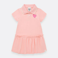Vestido Tipo Polo Rosado