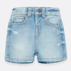 Short Para Niña En Denim