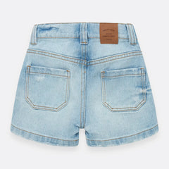 Short Para Niña En Denim