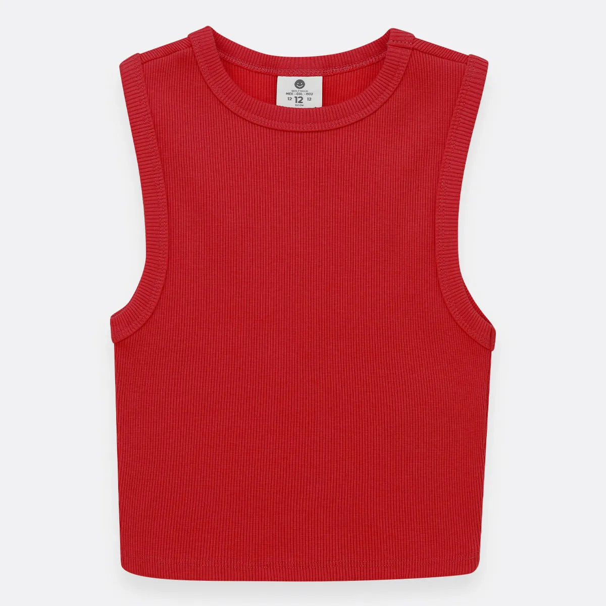 Camiseta Crop Top Roja