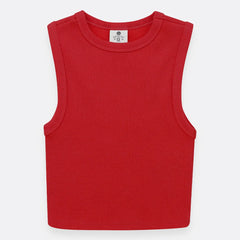 Camiseta Crop Top Roja