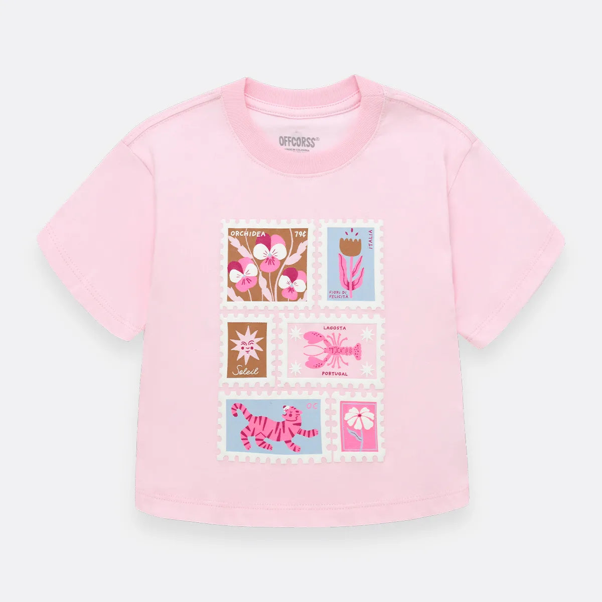 Camiseta Con Estampado En Relieve