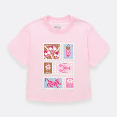 Camiseta Con Estampado En Relieve
