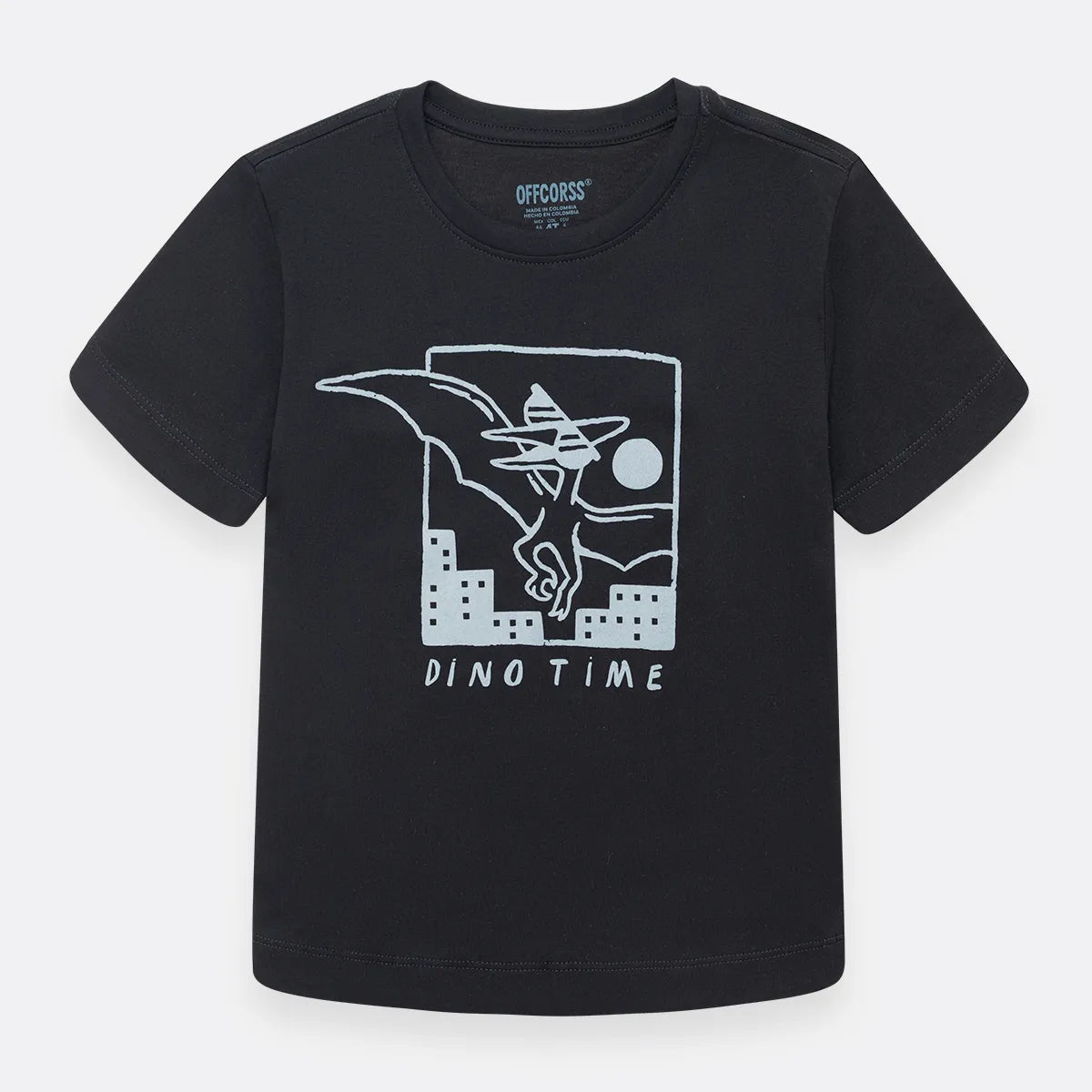 Camiseta Dino Time Negro
