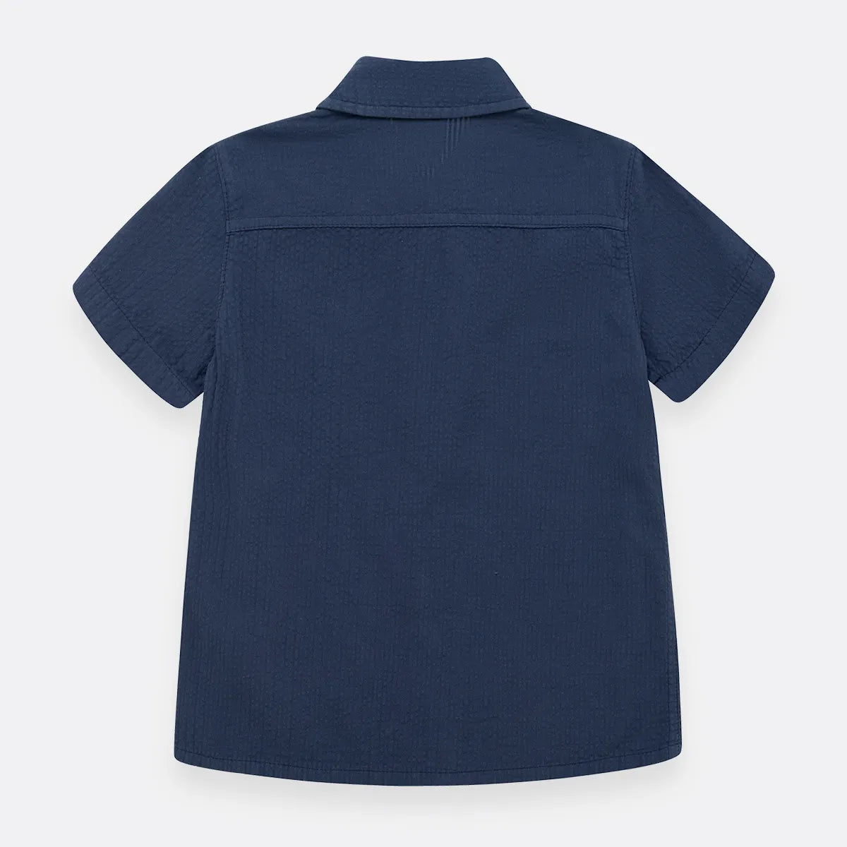 Camisa Manga Corta Azul